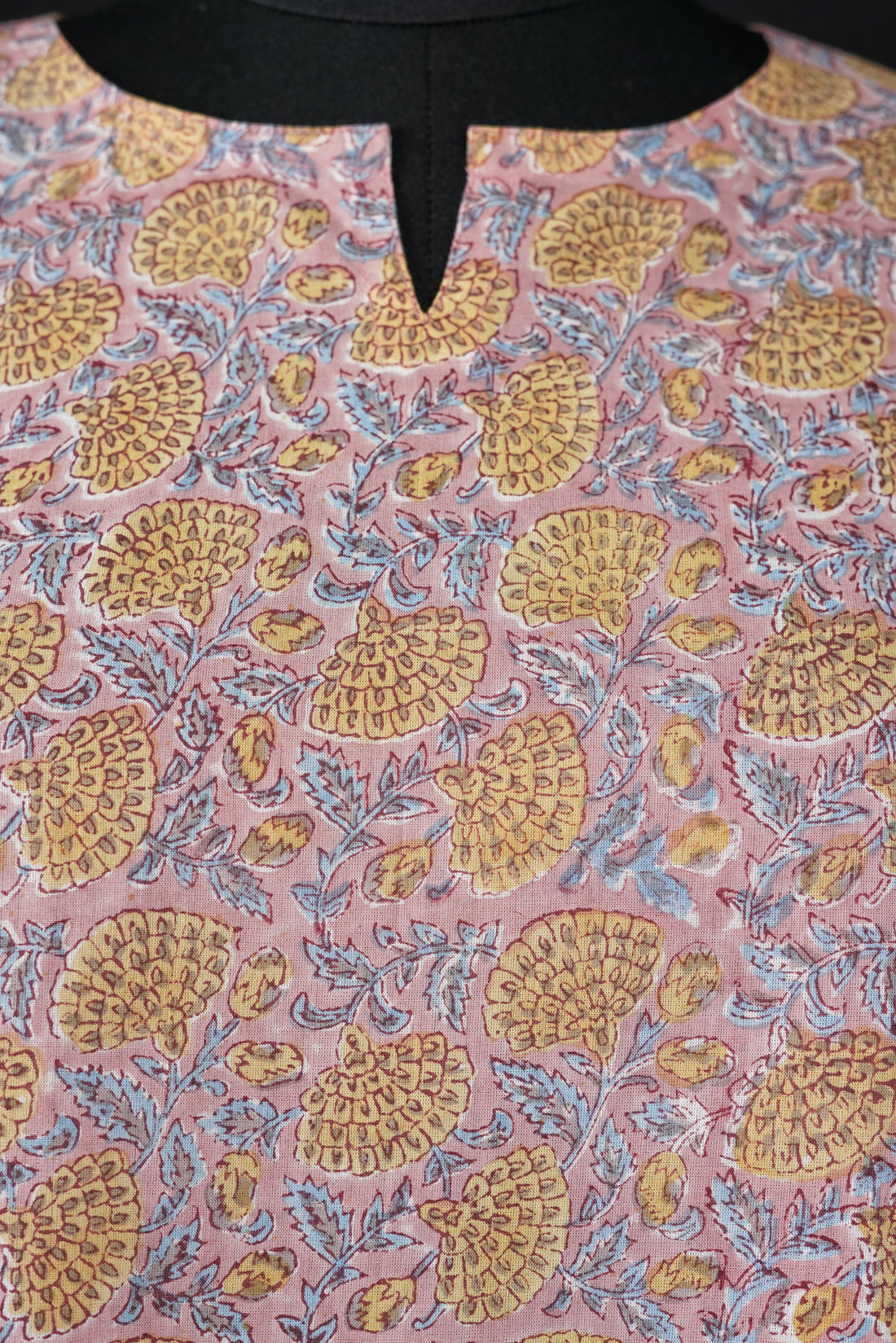 Gabi Hand BlockPrint Cotton Long Kurta