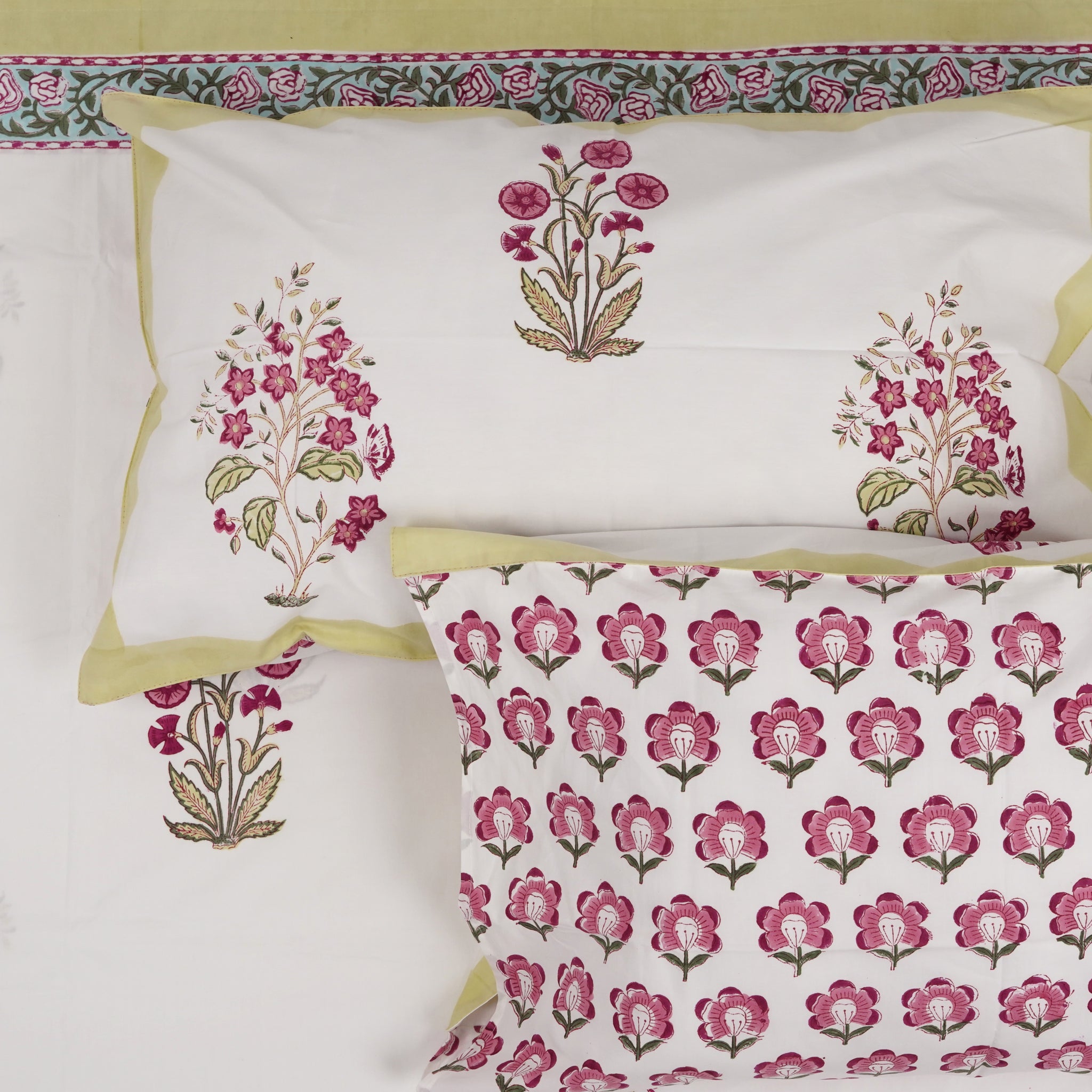 Phulwari King Size - Jumbo Size Cotton Hand Block Print