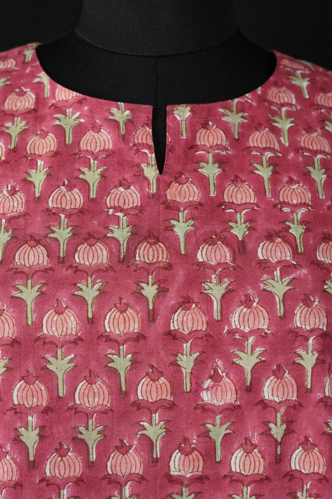 Gulista Hand BlockPrint Cotton Long Kurta