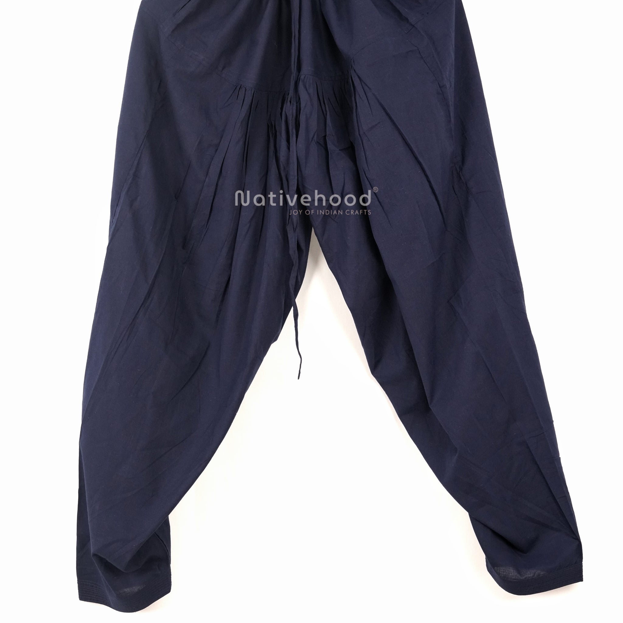 Nyra Pure Cotton Kurta Salwar Pant Navy Blue