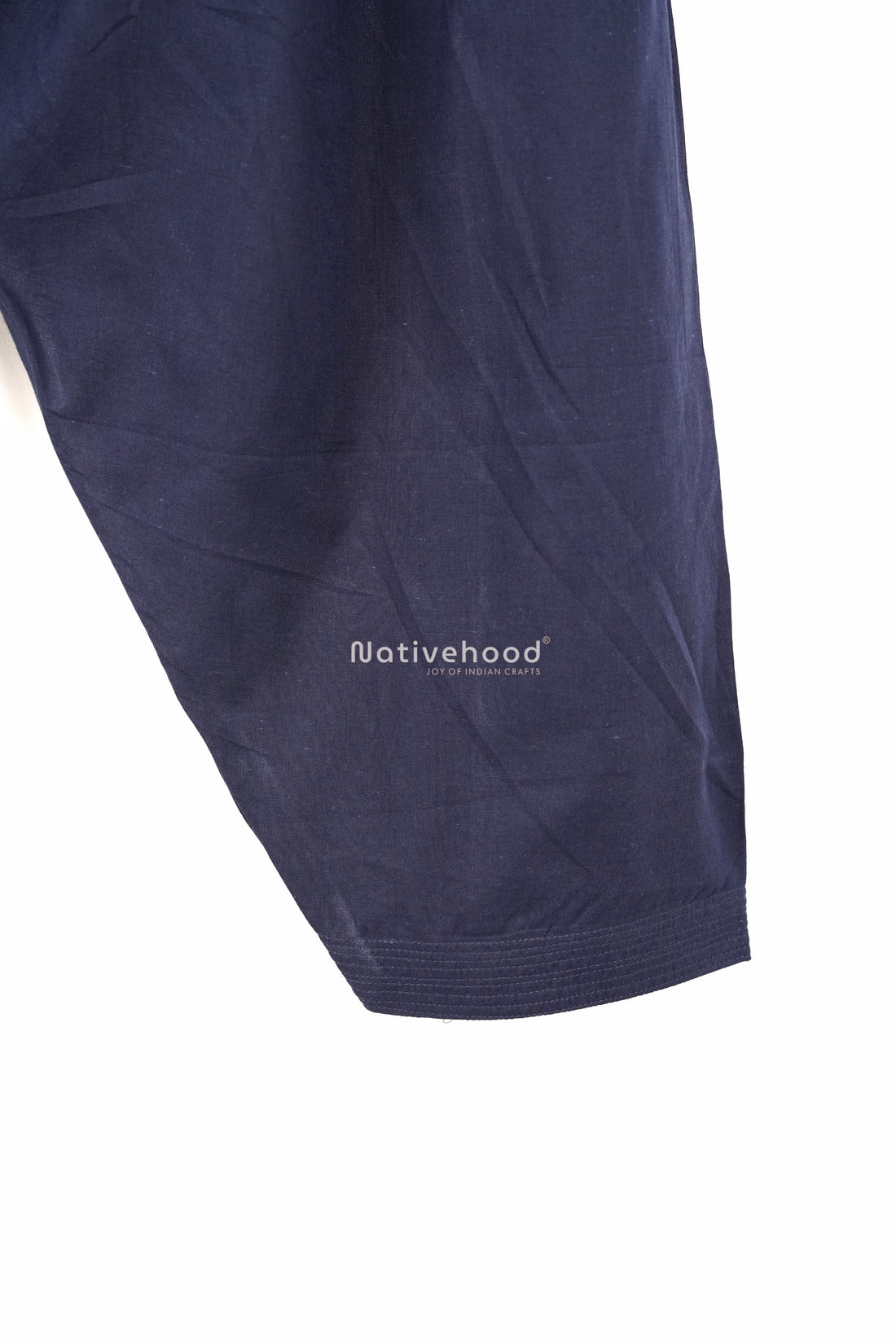 Nyra Pure Cotton Kurta Salwar Pant Navy Blue