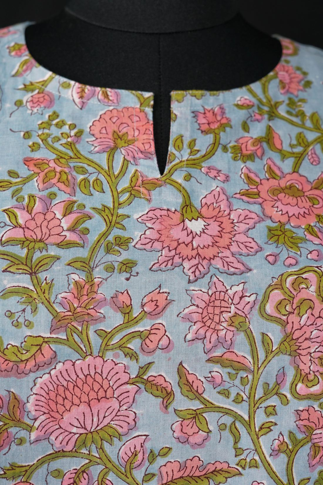 Noor Hand BlockPrint Cotton Long Kurta