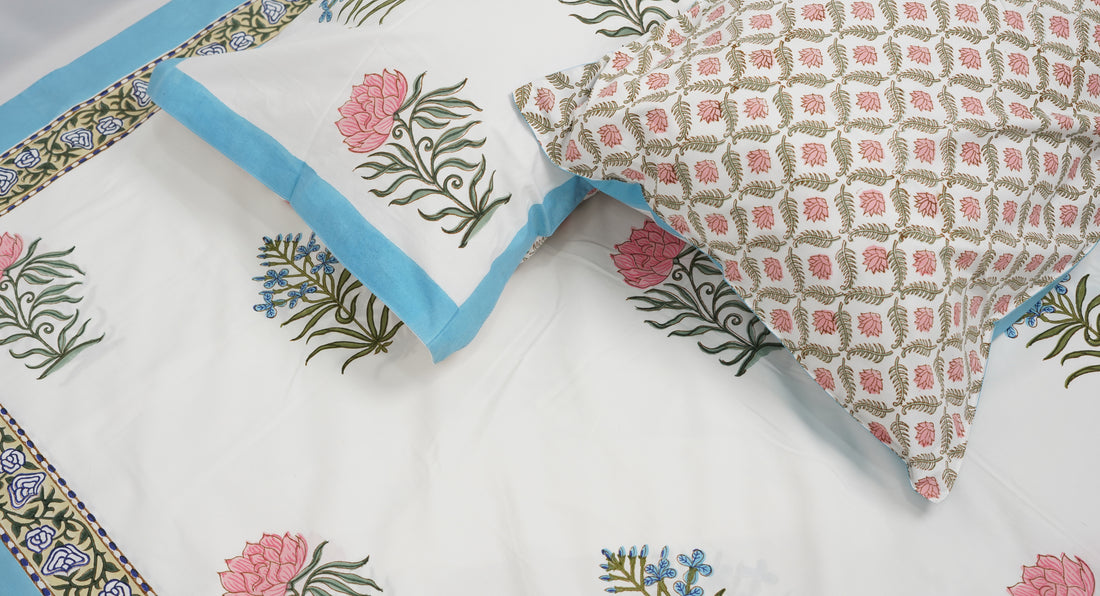 Grida King Size - Jumbo Size Cotton Hand Block Print