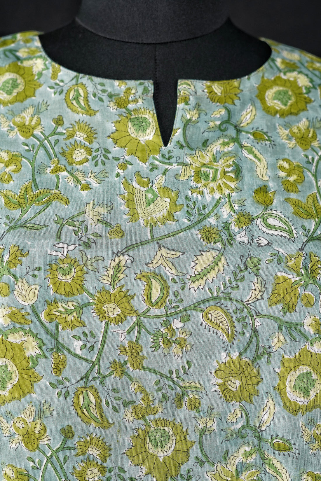 Aarzoo Hand BlockPrint Cotton Long Kurta