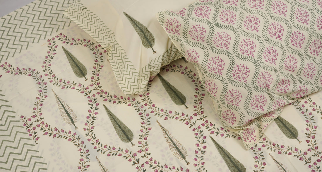 Baavli King Size - Jumbo Size Cotton Hand Block Print